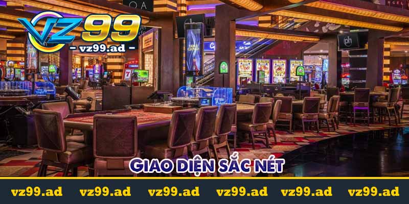 Sảnh game KS: Sảnh chơi nhiều khuyến mãi nhất tại VZ99 8 Giao diện sắc nét